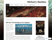 Tablet Screenshot of michaeljmartinez.net